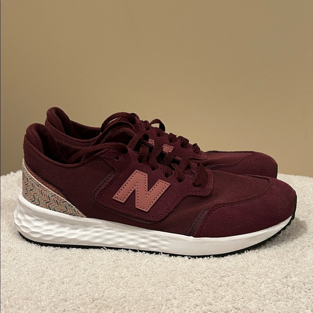 New Balance Burgundy Fresh Foam Sneakers